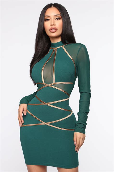 fashion nova versace green dress|green dresses for women.